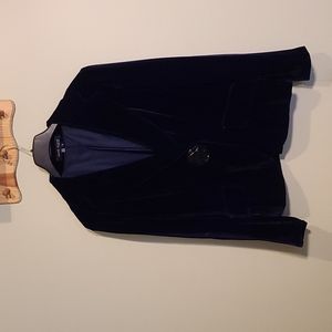 Velvet rayon and silk jacket